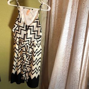 Black and white dress